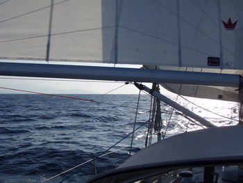 Sailing to Almerimar